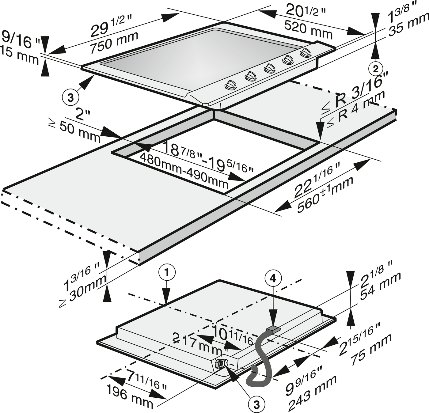 Варильна поверхня KM 2034 EDST