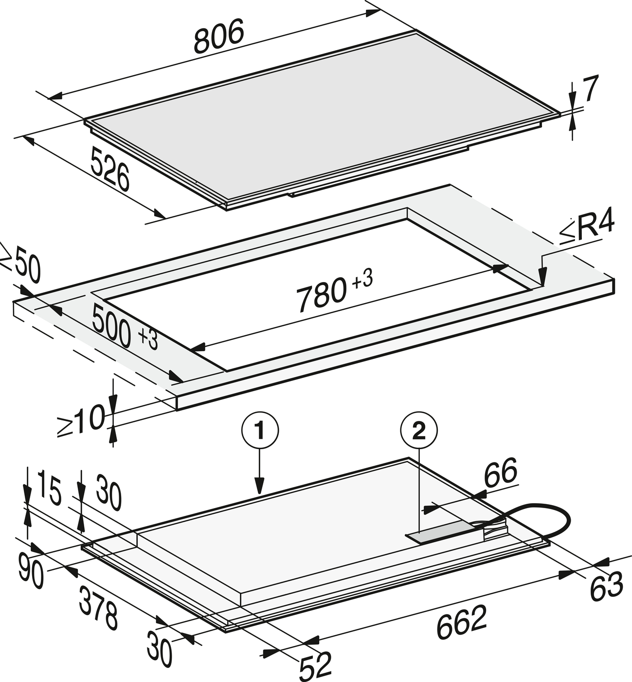 Варильна поверхня KM 7575 FR