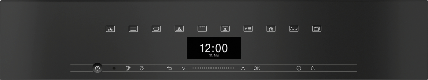 Духова шафа H 7464 BP чорний обсидіан