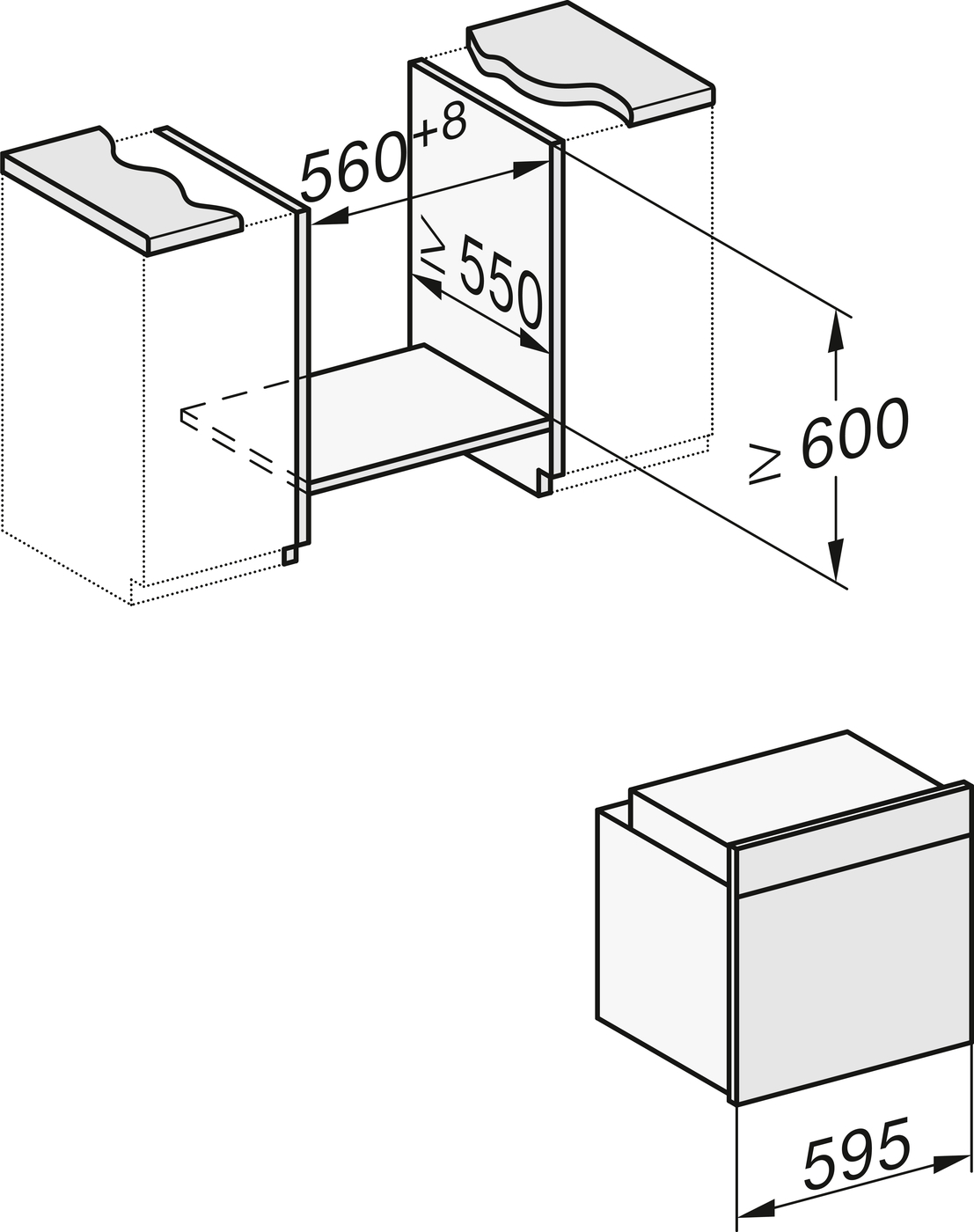 Духова шафа H 7260 B CleanSteel