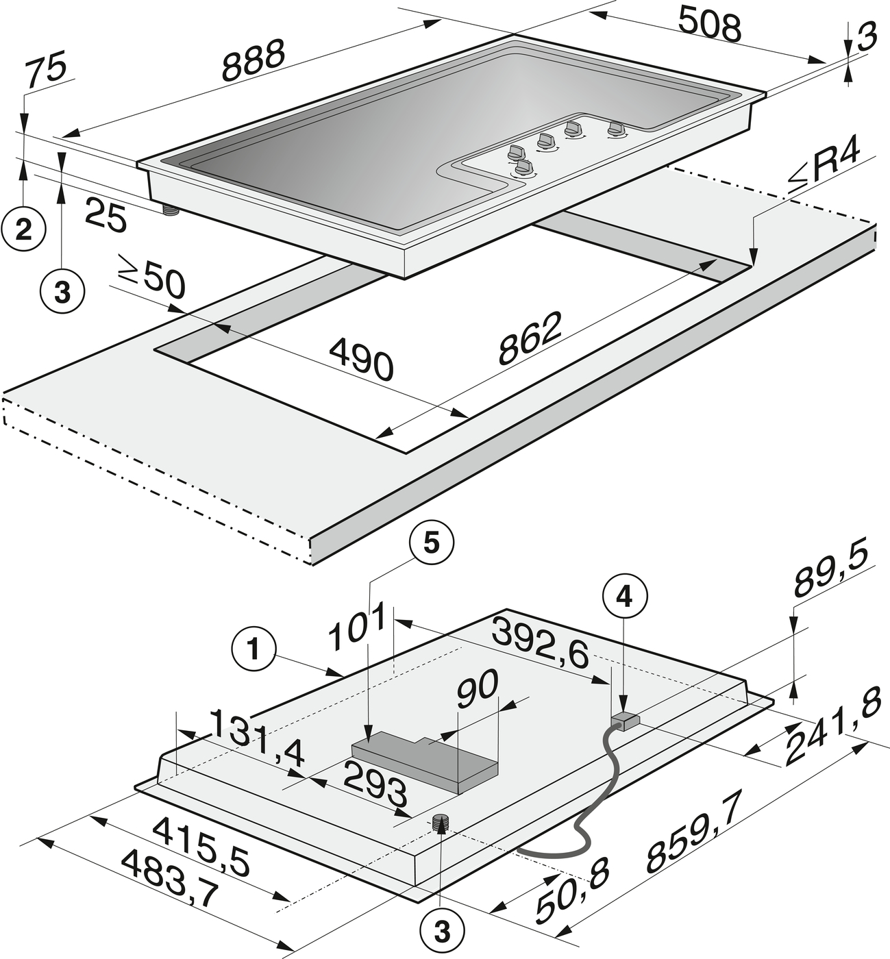 Варильна поверхня KM 2356-1