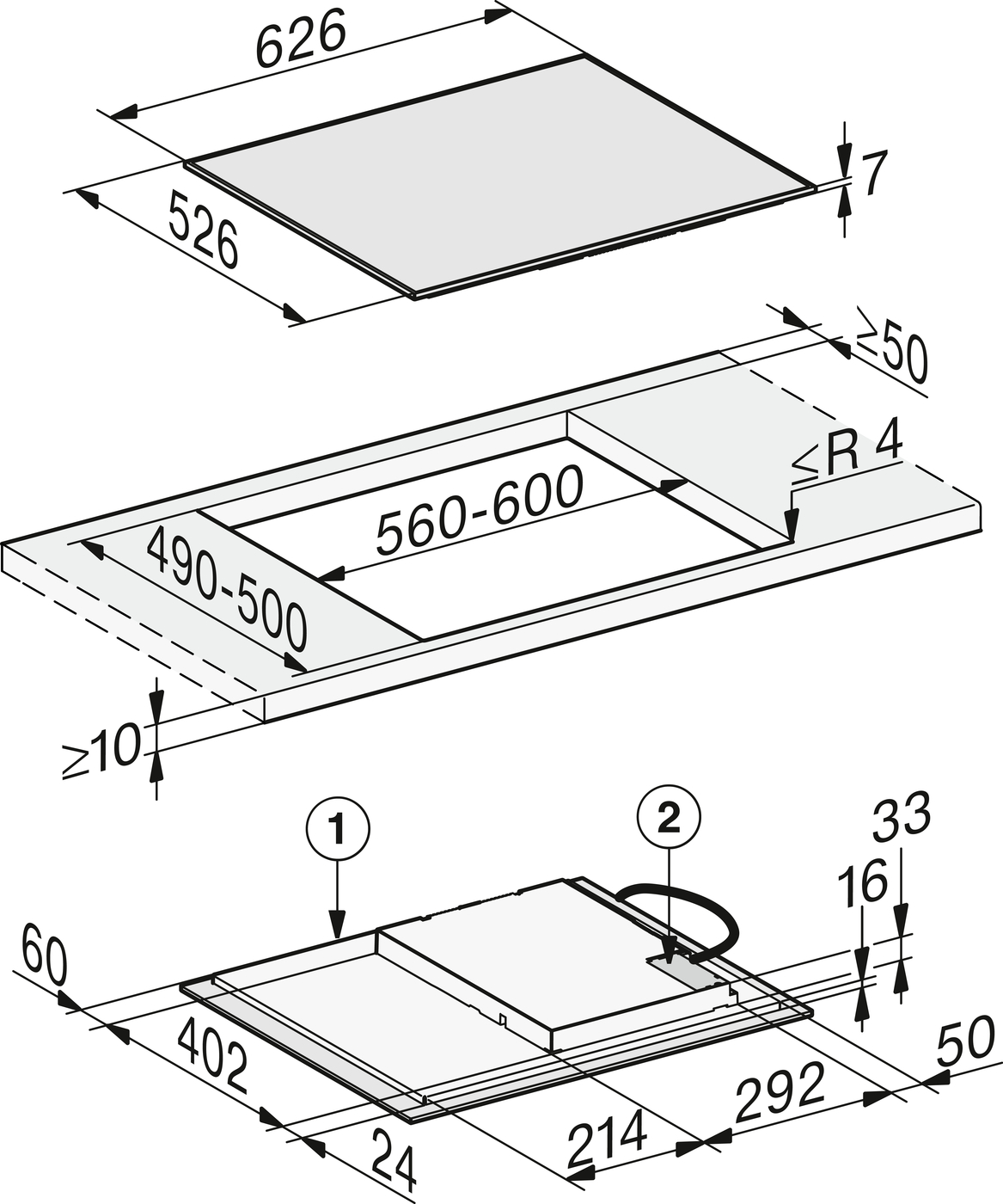 Варильна поверхня KM 7361 FR