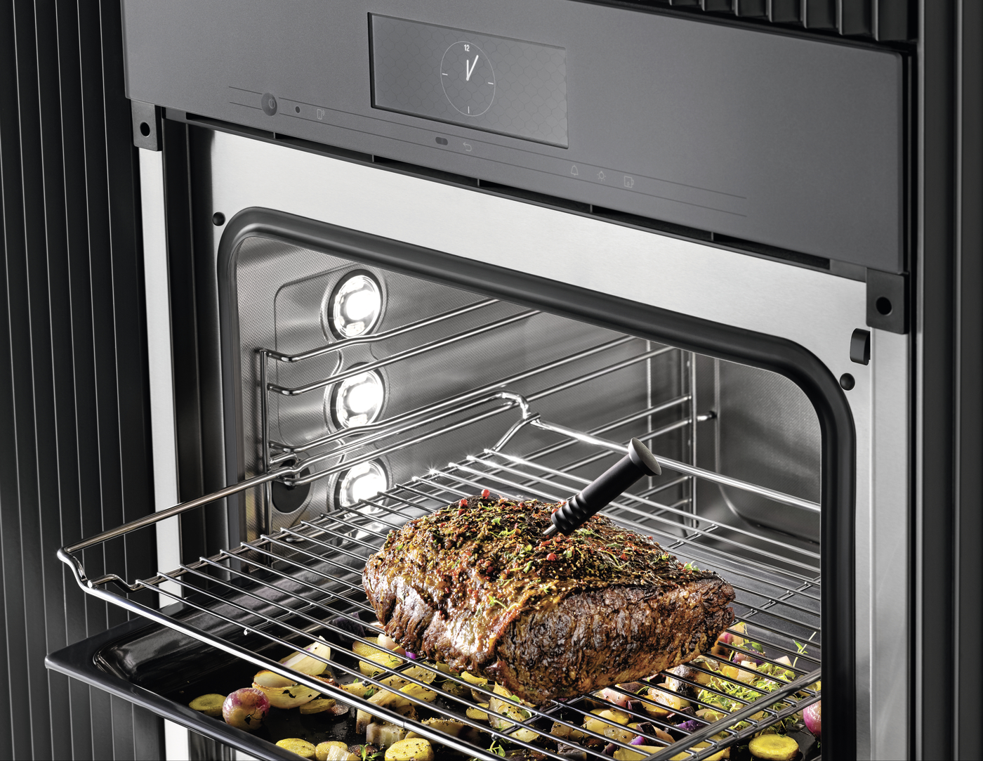 Парова шафа DGC 7860 HCX Pro чорний обсидіан