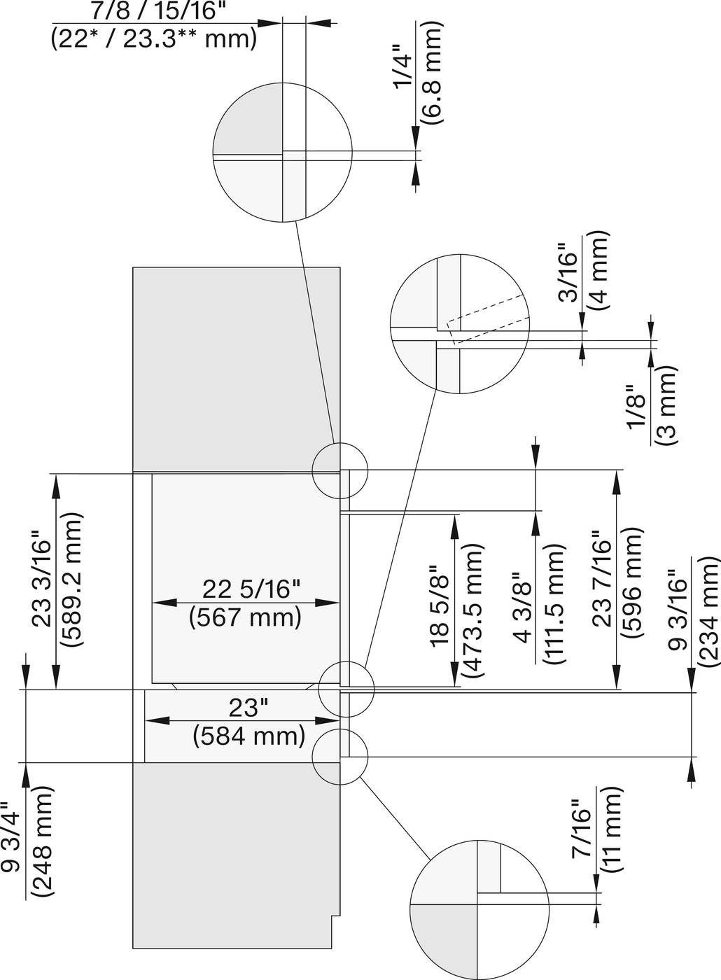 Парова шафа DGC 7860 HCX Pro чорний обсидіан матовий