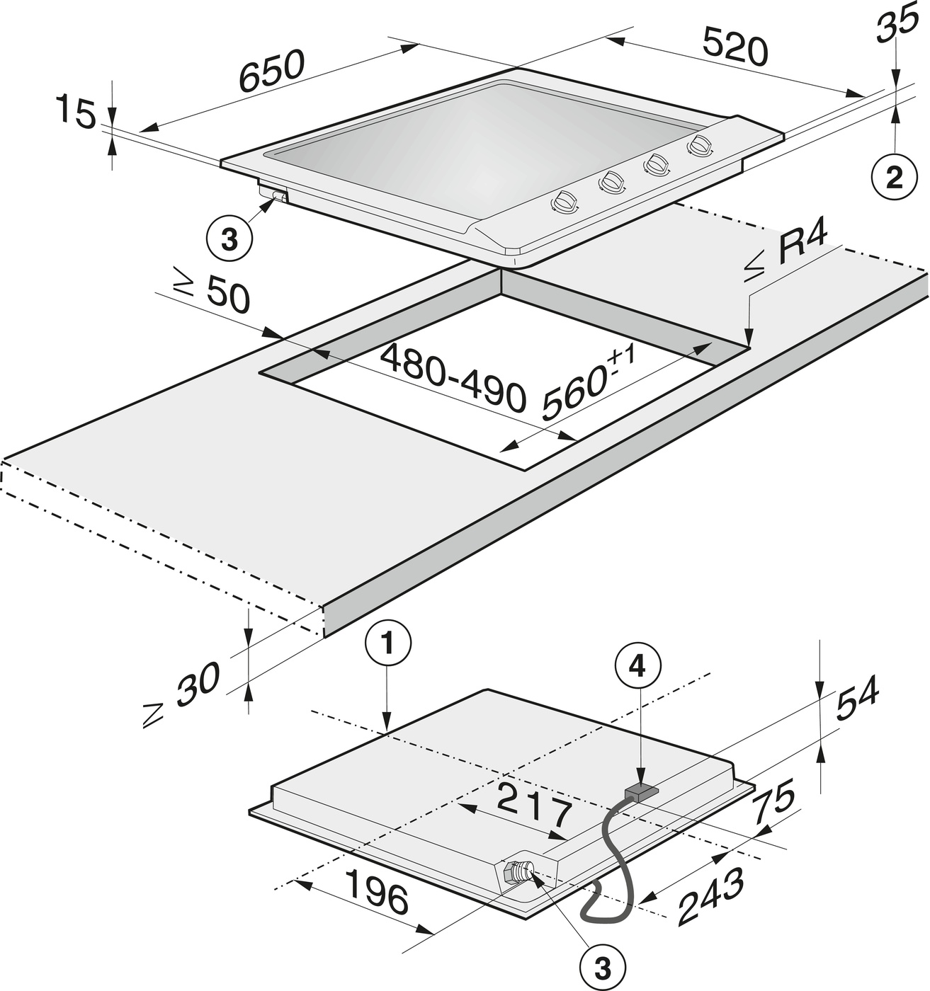 Варильна поверхня KM 2010 G