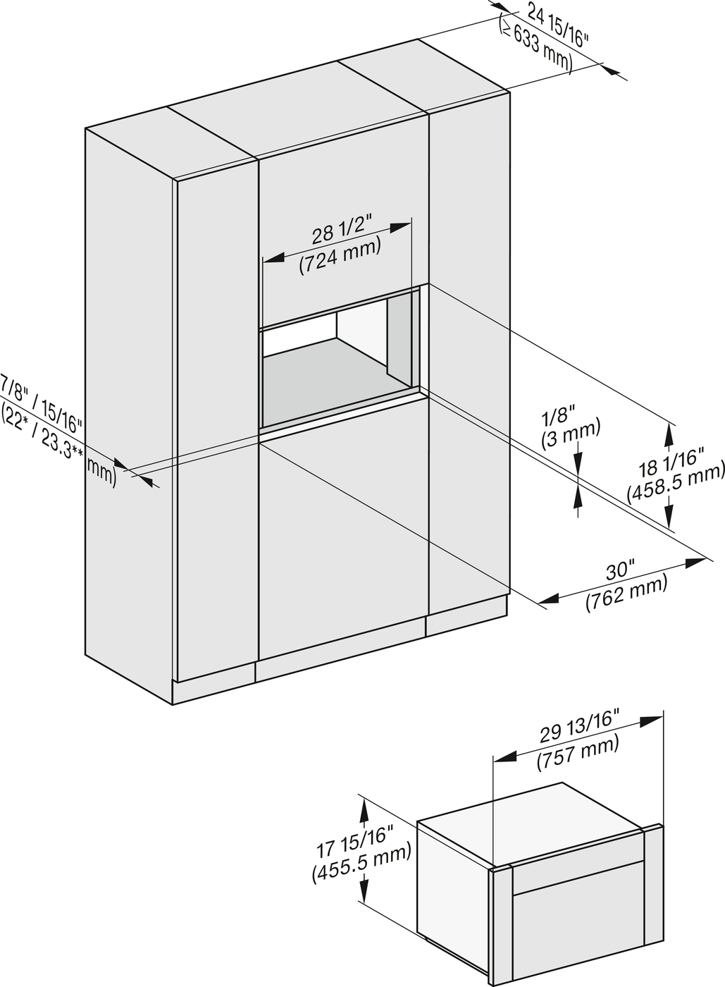 Парова шафа DGC 7440 HCX Pro чорний обсидіан матовий