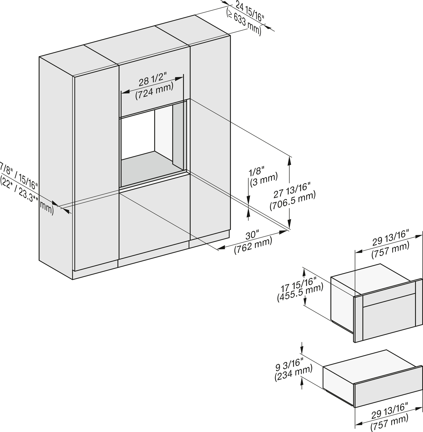 Парова шафа DGC 7440 HCX Pro чорний обсидіан матовий