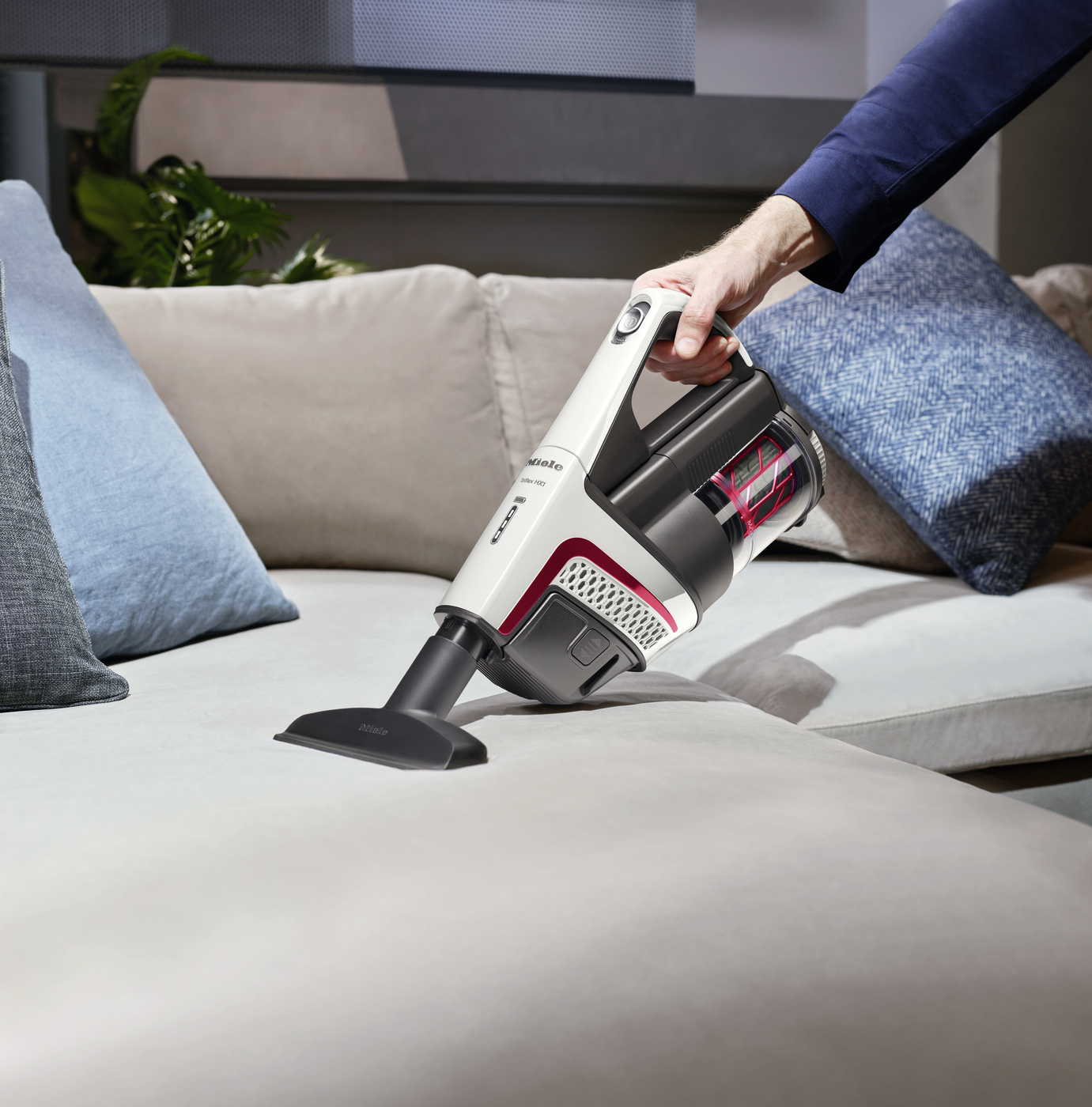 Пилосос SMUL1 01 TRIFLEX HX1 білий лотос, червоний