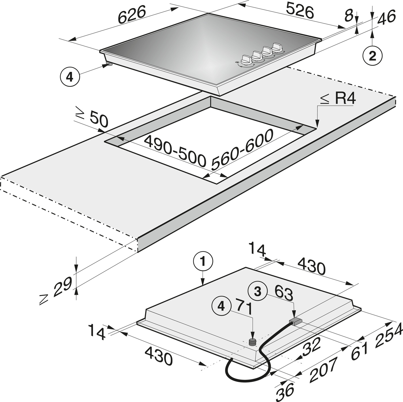 Варильна поверхня KM 3010