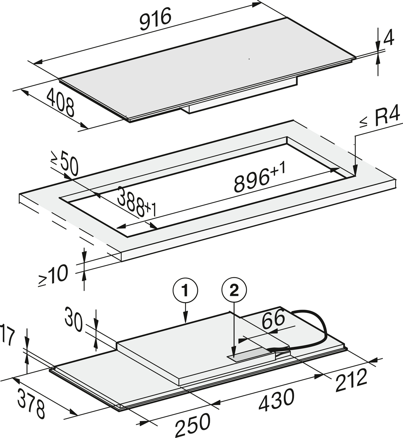 Варочная поверхность KM 7684 FL