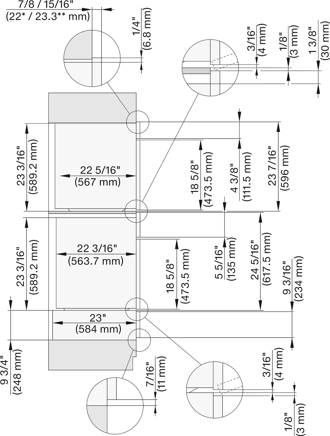 Парова шафа DGC 7860 HC Pro чорний обсидіан