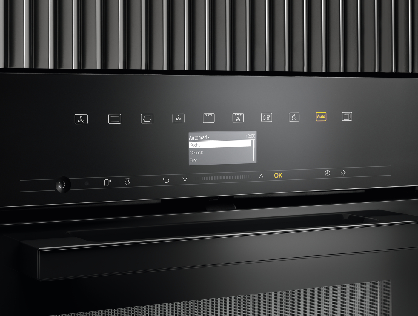 Духова шафа H 7464 BP чорний обсидіан