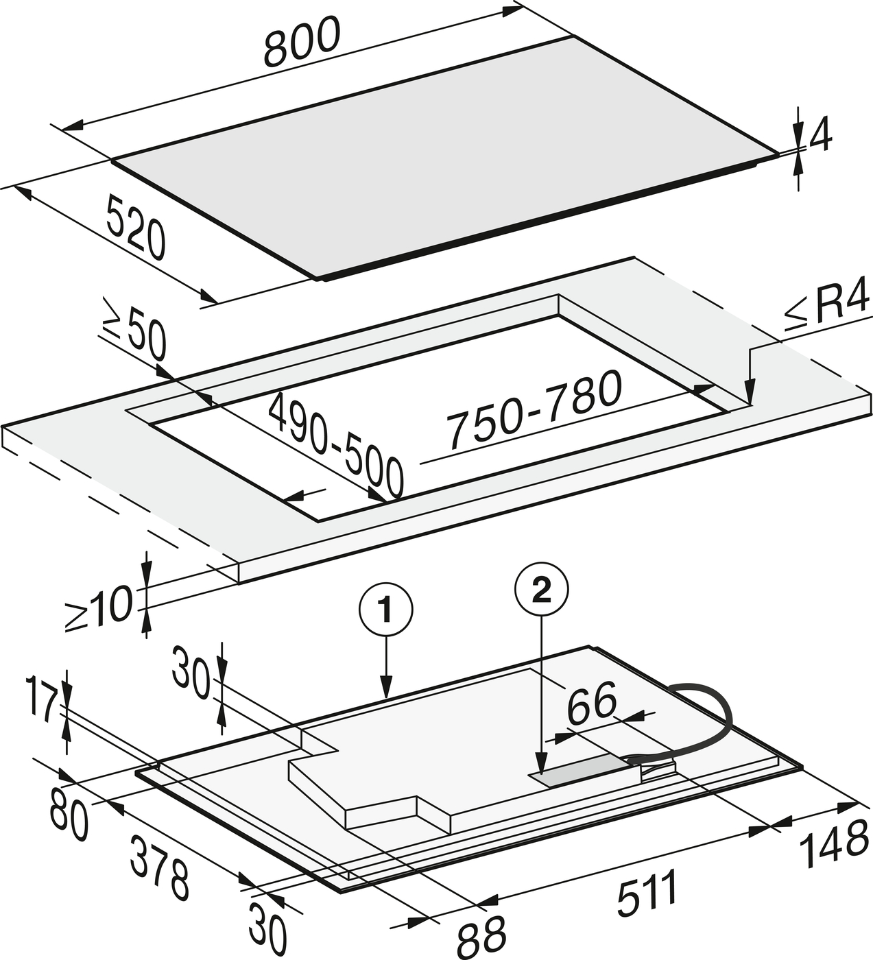 Варильна поверхня KM 7879 FL