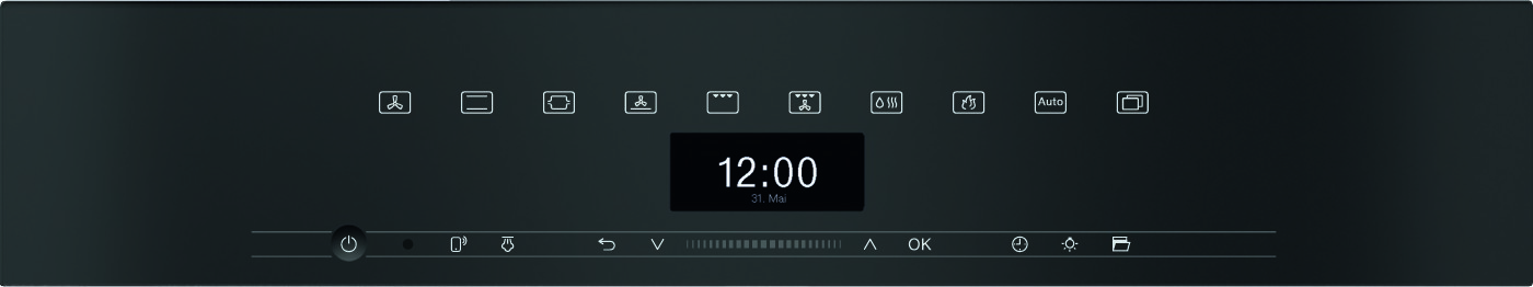 Духова шафа H 7464 BPX чорний обсидіан
