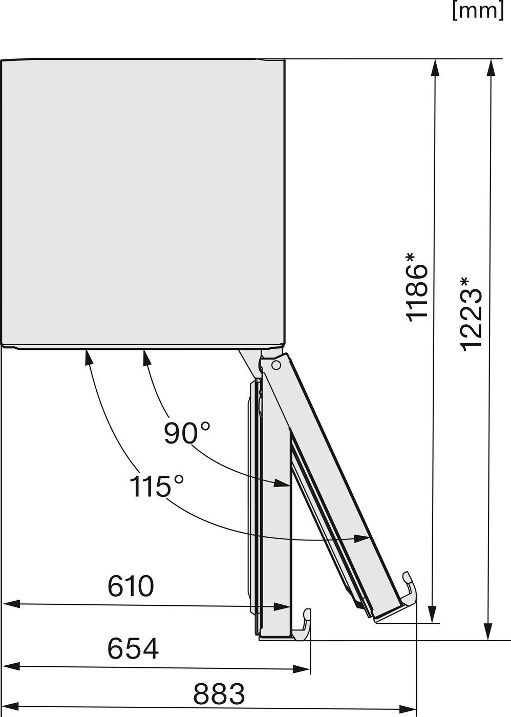 Холодильник KS 4783 DD bst