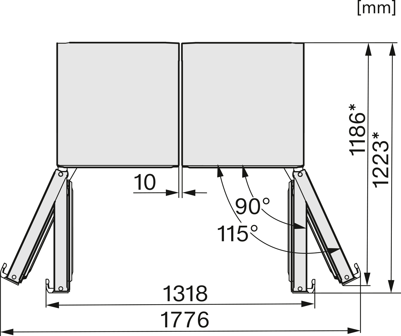 Холодильник KS 4783 DD bst