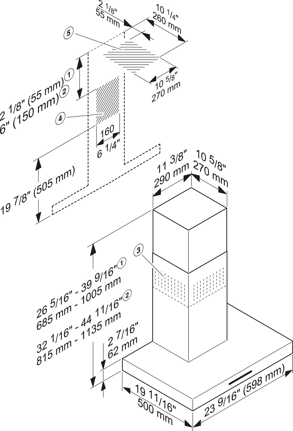 Витяжка PUR 68 W