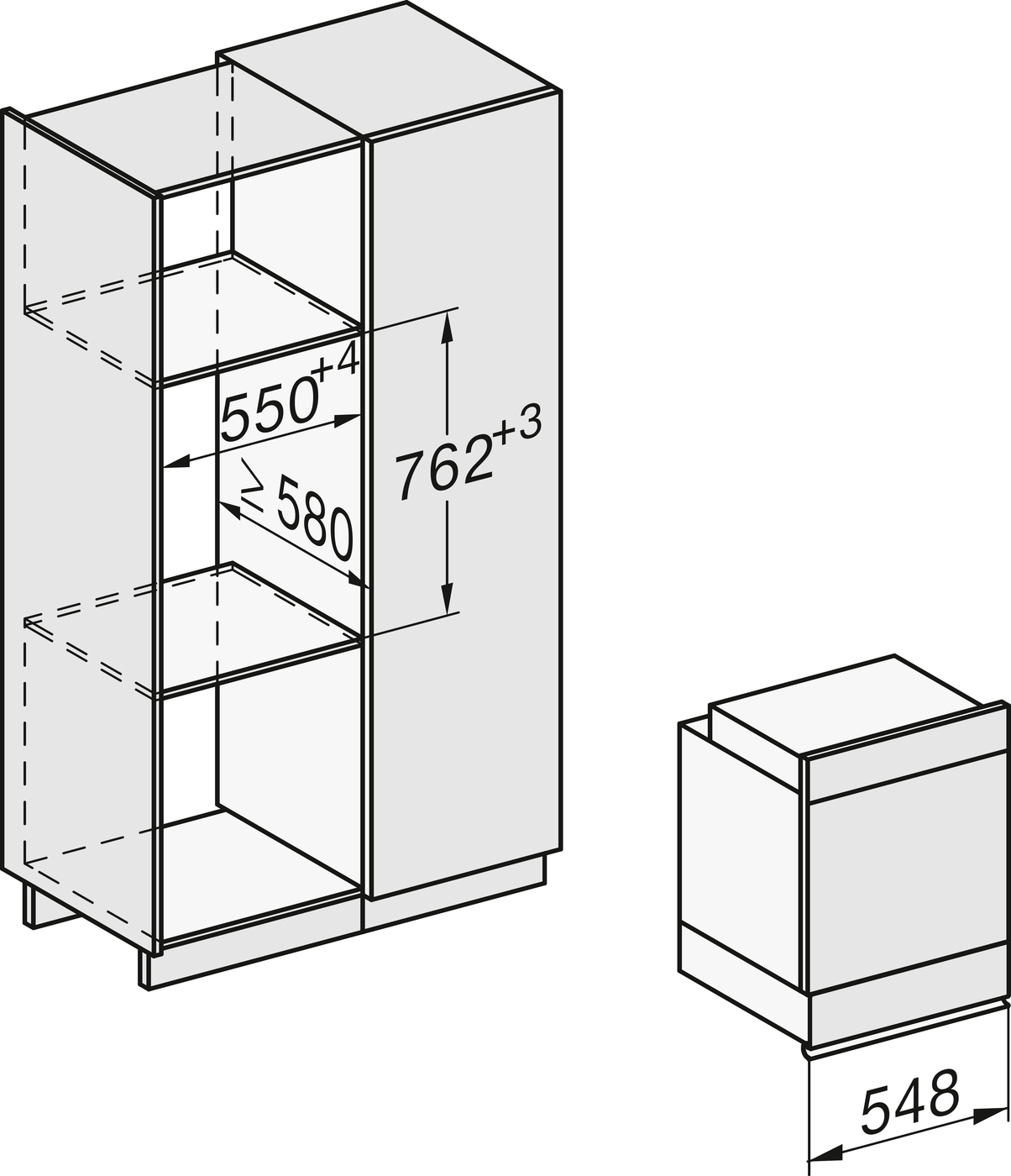 Духова шафа H 2861 B Clean Steel
