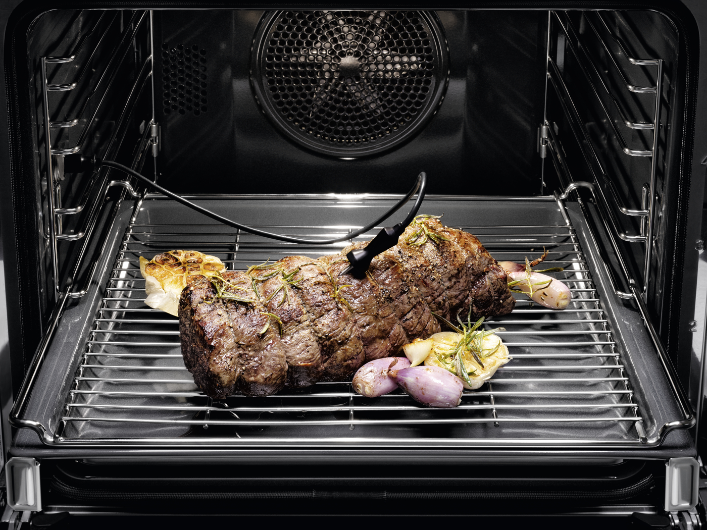 Духова шафа H 7464 BP чорний обсидіан