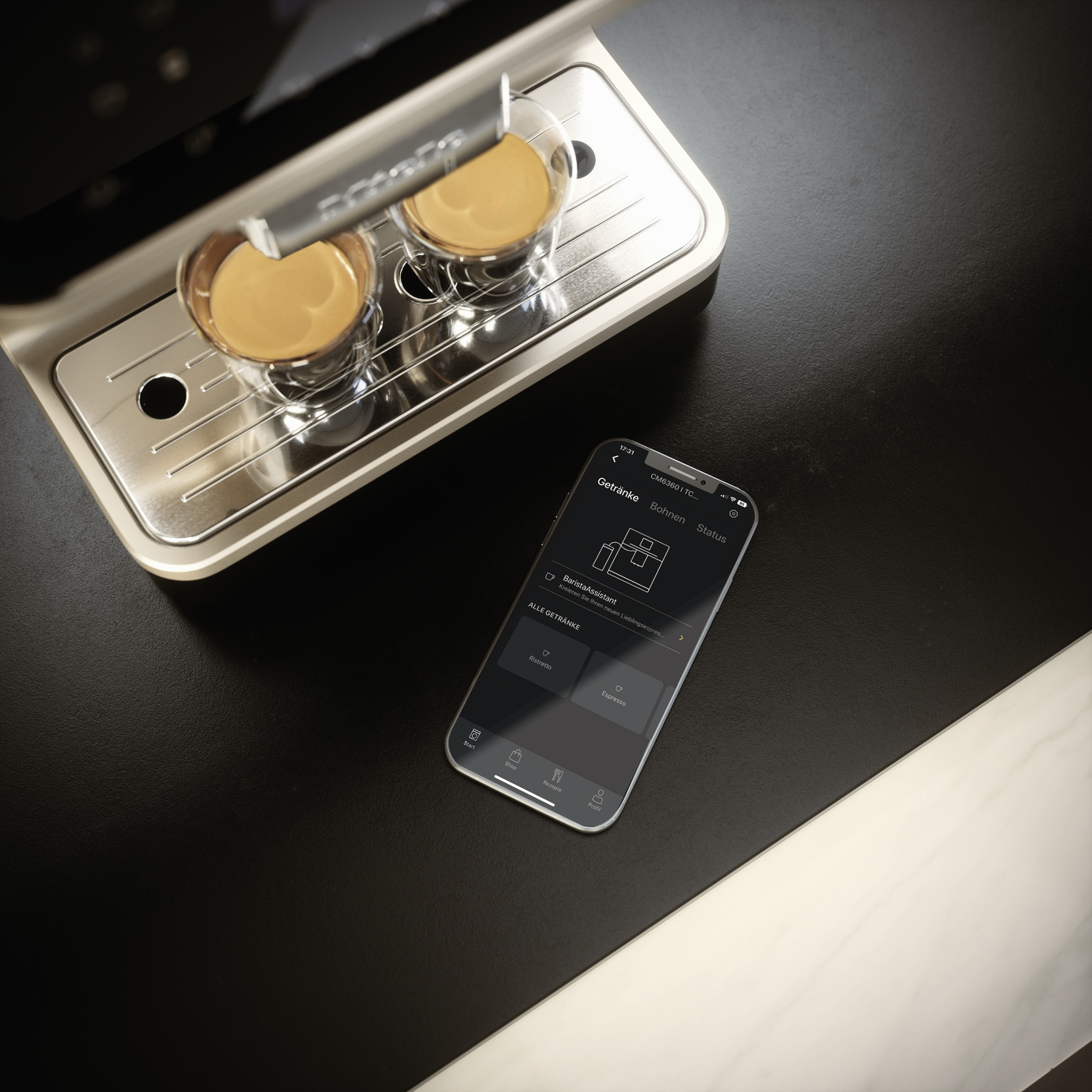 CM 6360 чорний обсидіан матовий з комплектом хімії