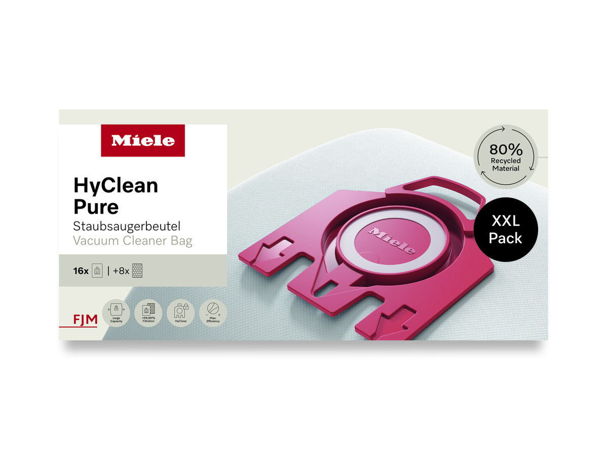 FJM XXL HyClean Pure 16 мішків для пилососа.