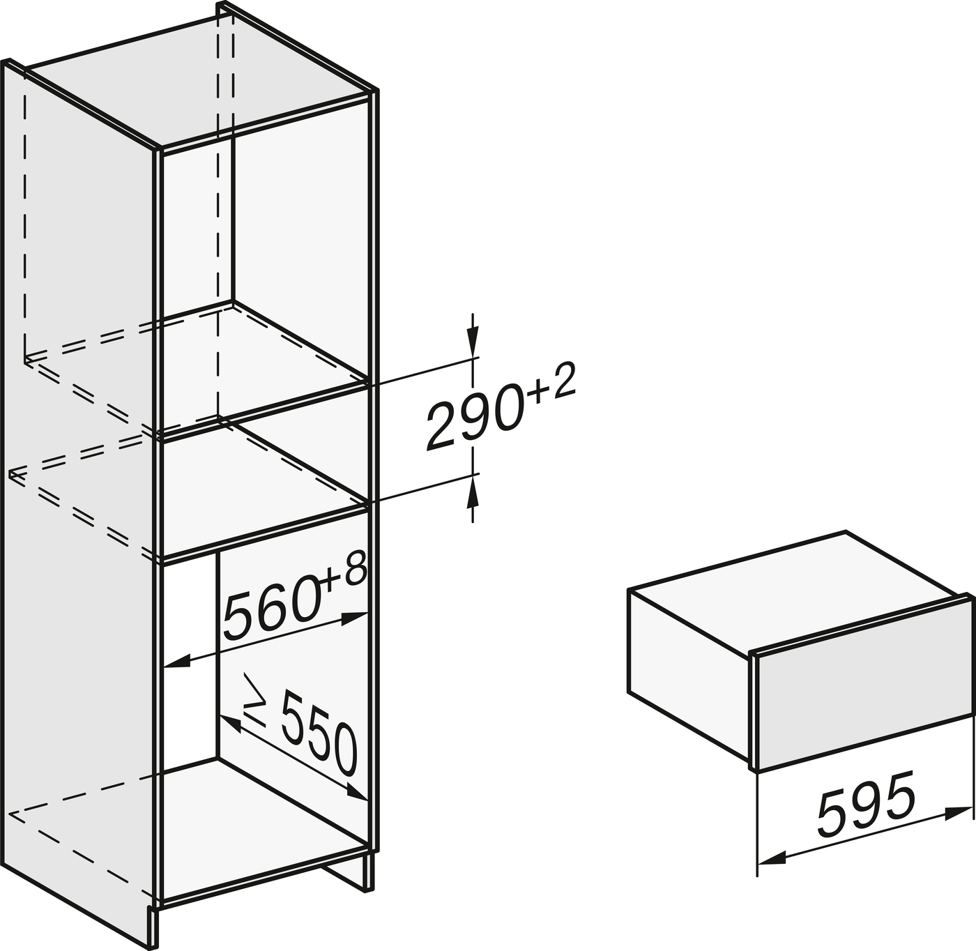 Підігрівач посуду ESW 7020 чорний обсидіан матовий