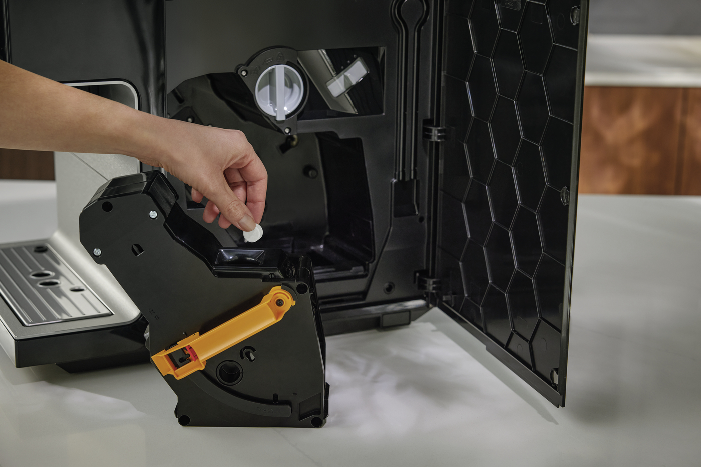 Таблетки для очищення від кавових масел