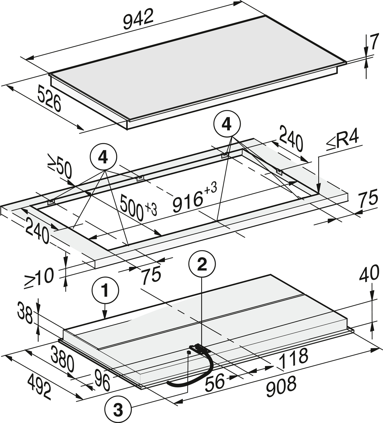 Варильна поверхня KM 6565 FR