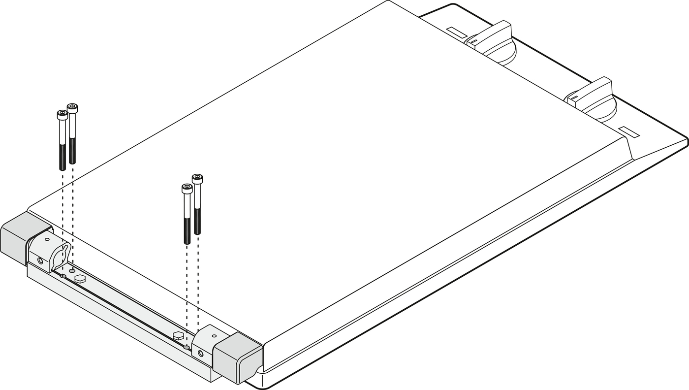 CSAD 1300 Кришка для панелей Комбі 30 см
